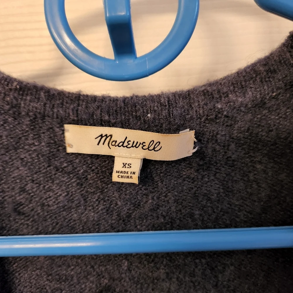 Madewell wool blend cardigan sweater